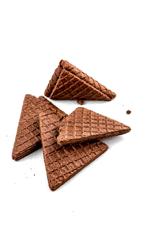 DARK CHOCOLATE WAFFLE CHIPS - 60g