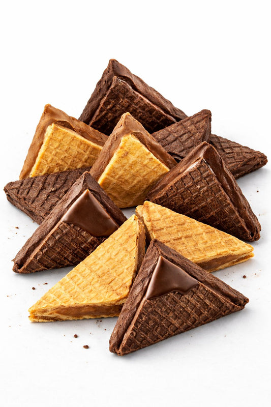 MILK - DARK COMBO (CHOCOLATE WAFFLE CHIPS) - 2 × 60g